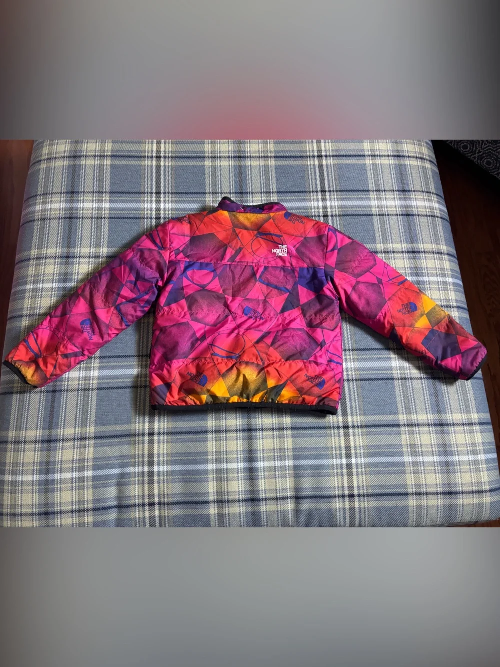 The Northface mossbud reversible jacket Mr. Pink Pink Expedition
